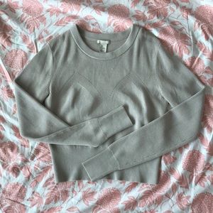 Cool crop sweater